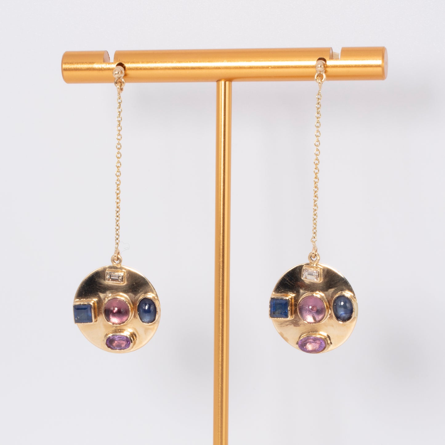 Confetti Disc Drop Earrings