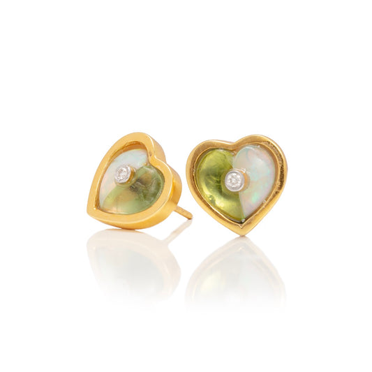 Nest Heart Studs
