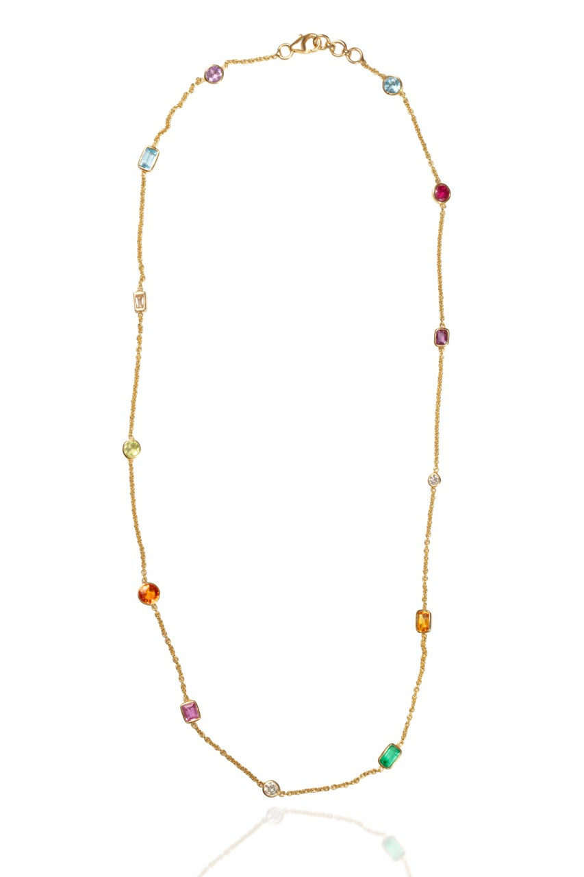 You & Me Morse Code station Necklace